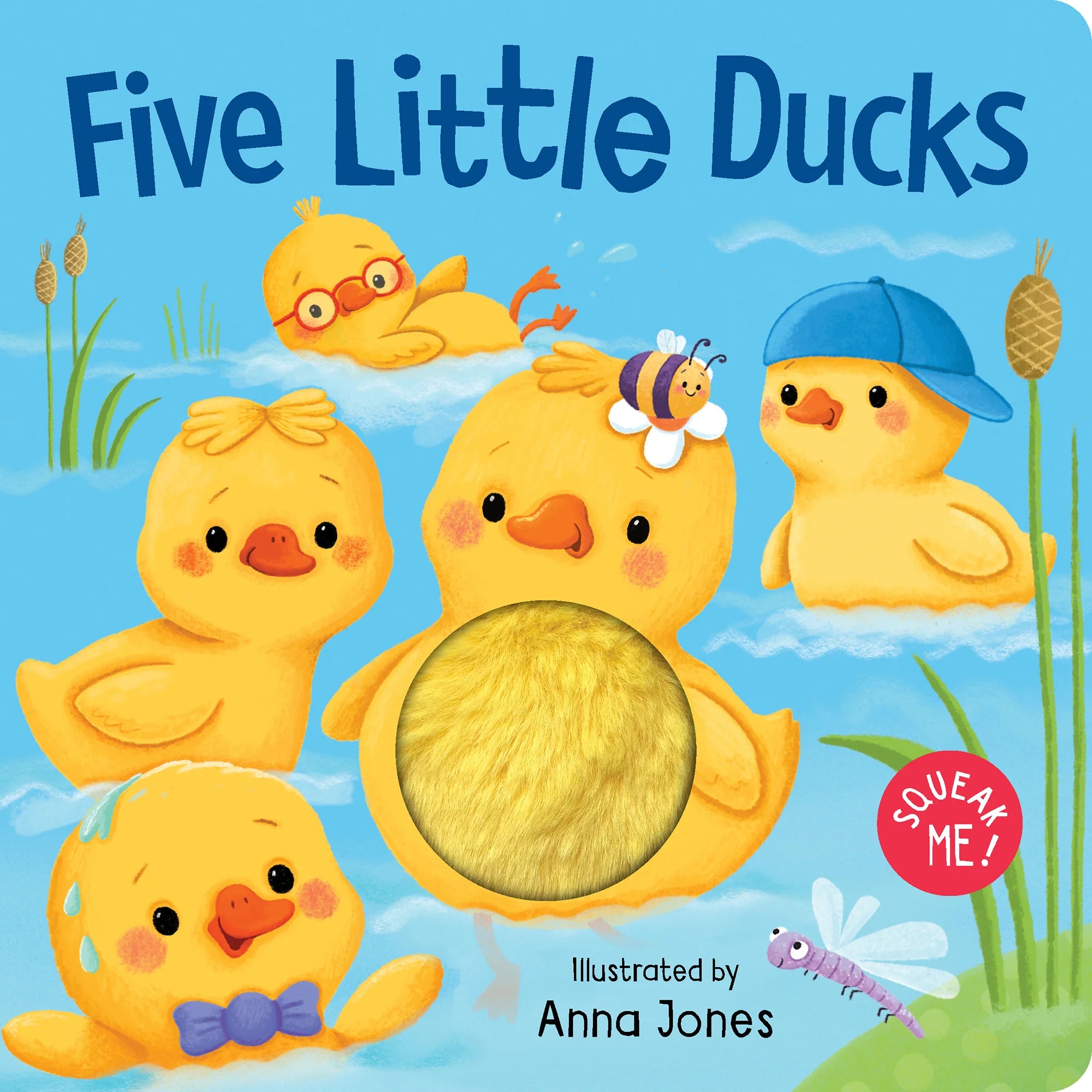 Squeaky Plush Board Book Five Little Ducks