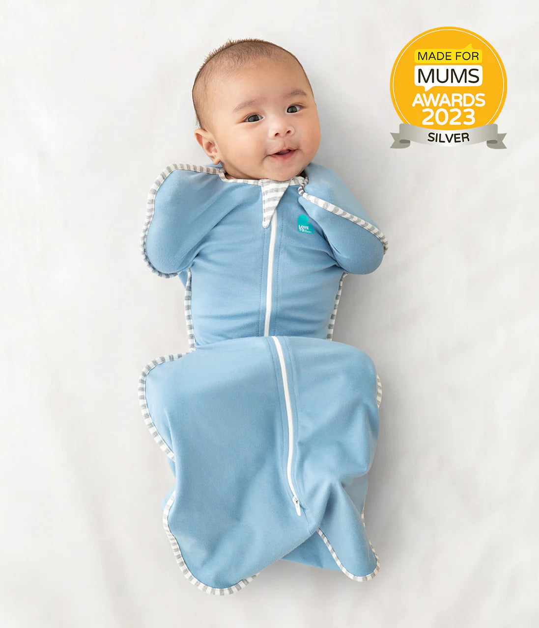 Love To Dream Swaddle Up 1.0 tog Dusty Blue