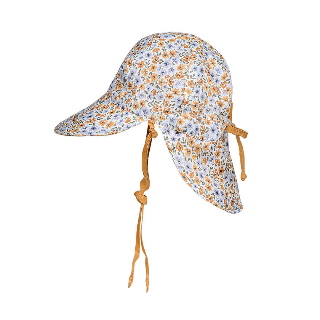 Bedhead Heritage Baby Reversible Flap Sun Hat - Meredith/Maize