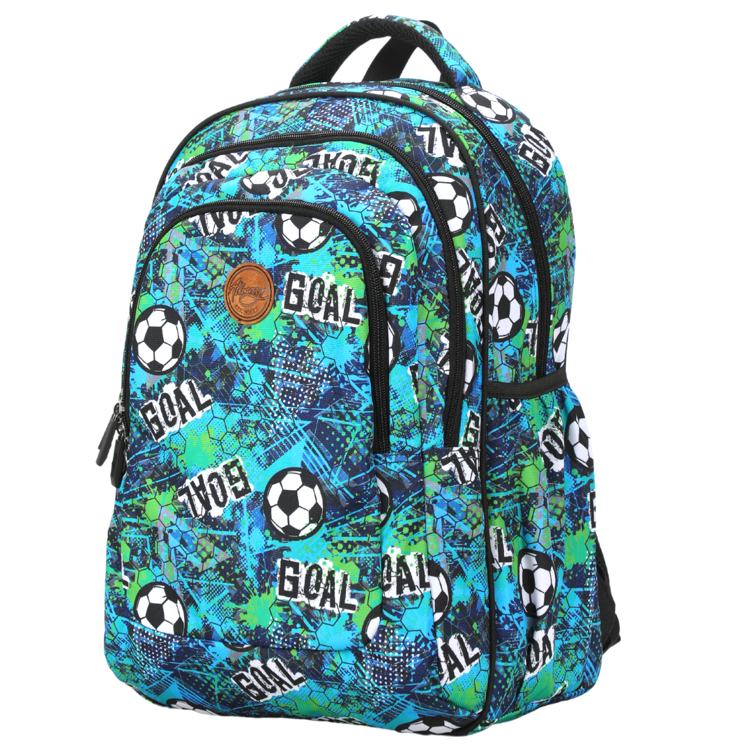 Alimasy Large School Backpack - Football