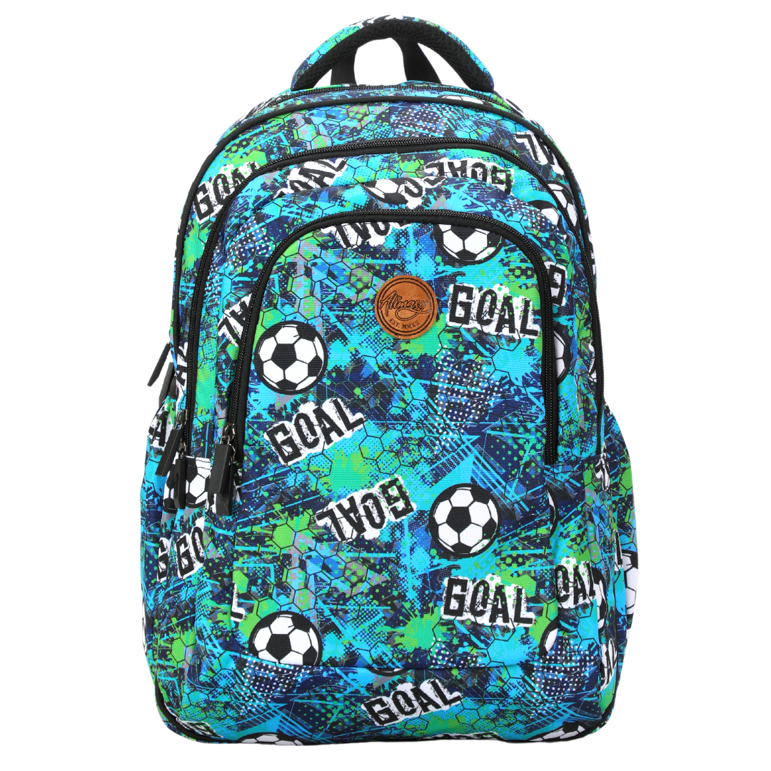 Alimasy Large School Backpack - Football