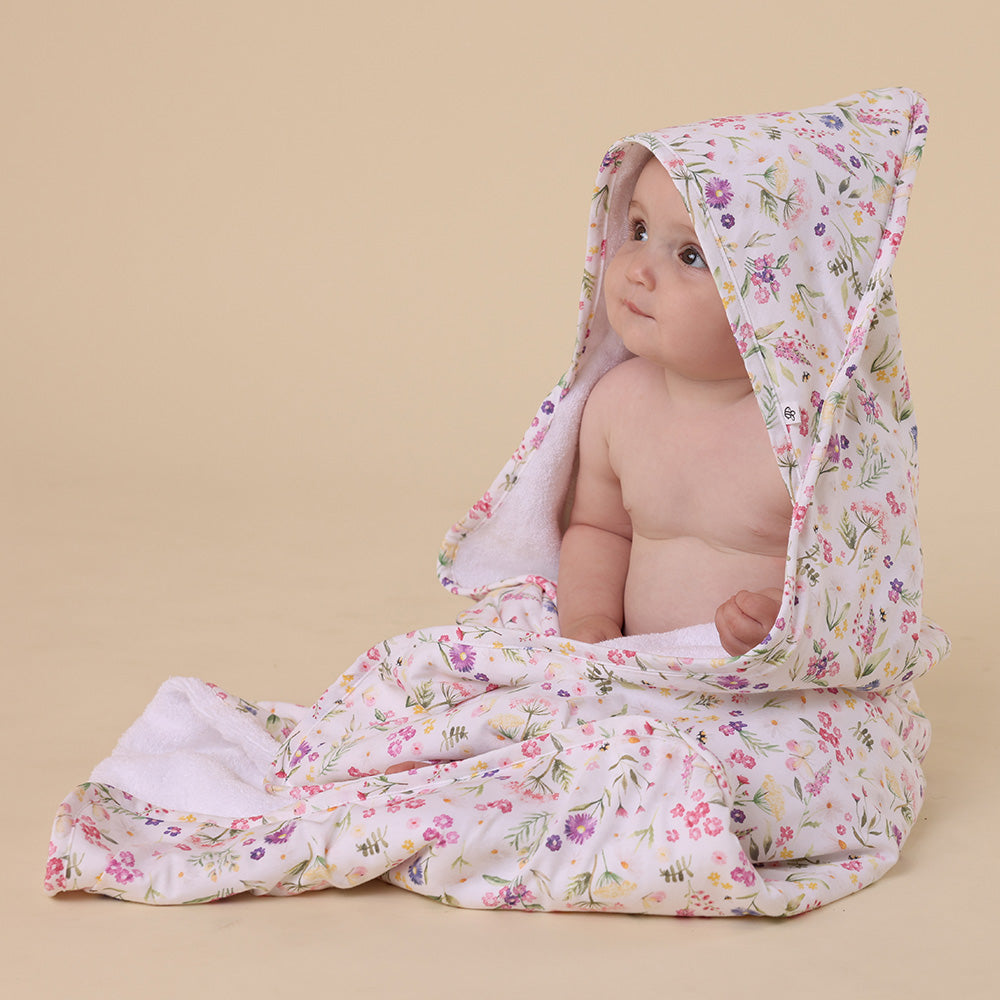 Snuggle Hunny Gracie Organic Hooded Baby Towel