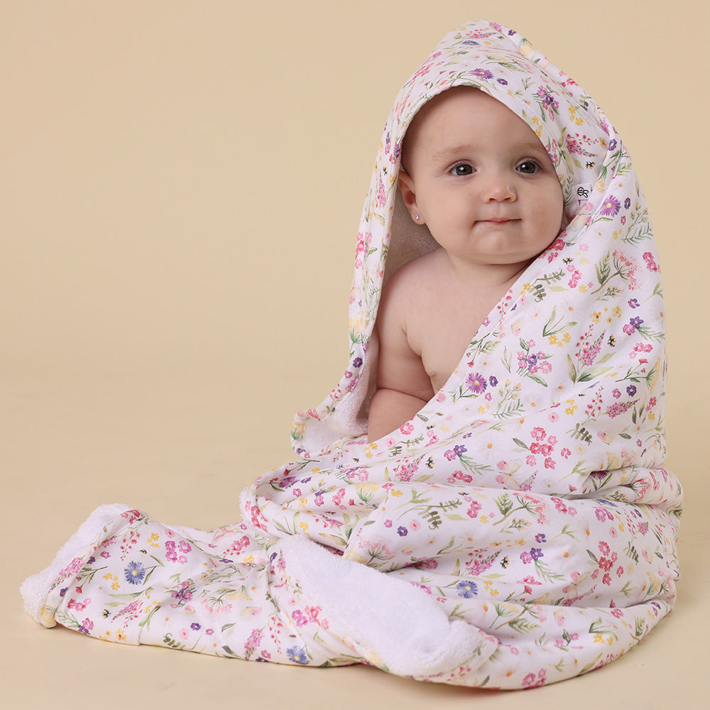 Snuggle Hunny Gracie Organic Hooded Baby Towel