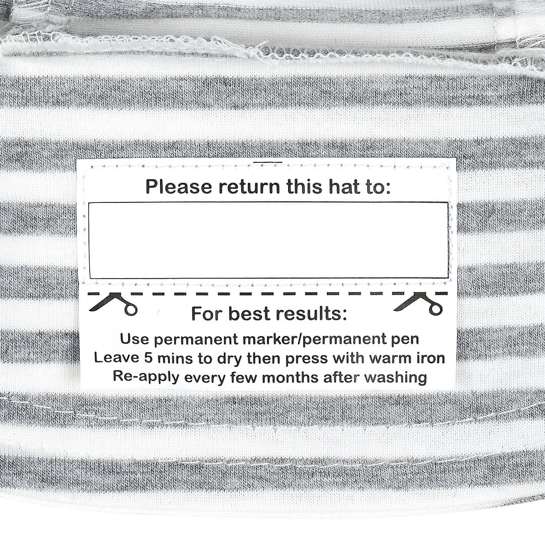 Bedhead Classic Bucket Sun Hat - Grey Stripe