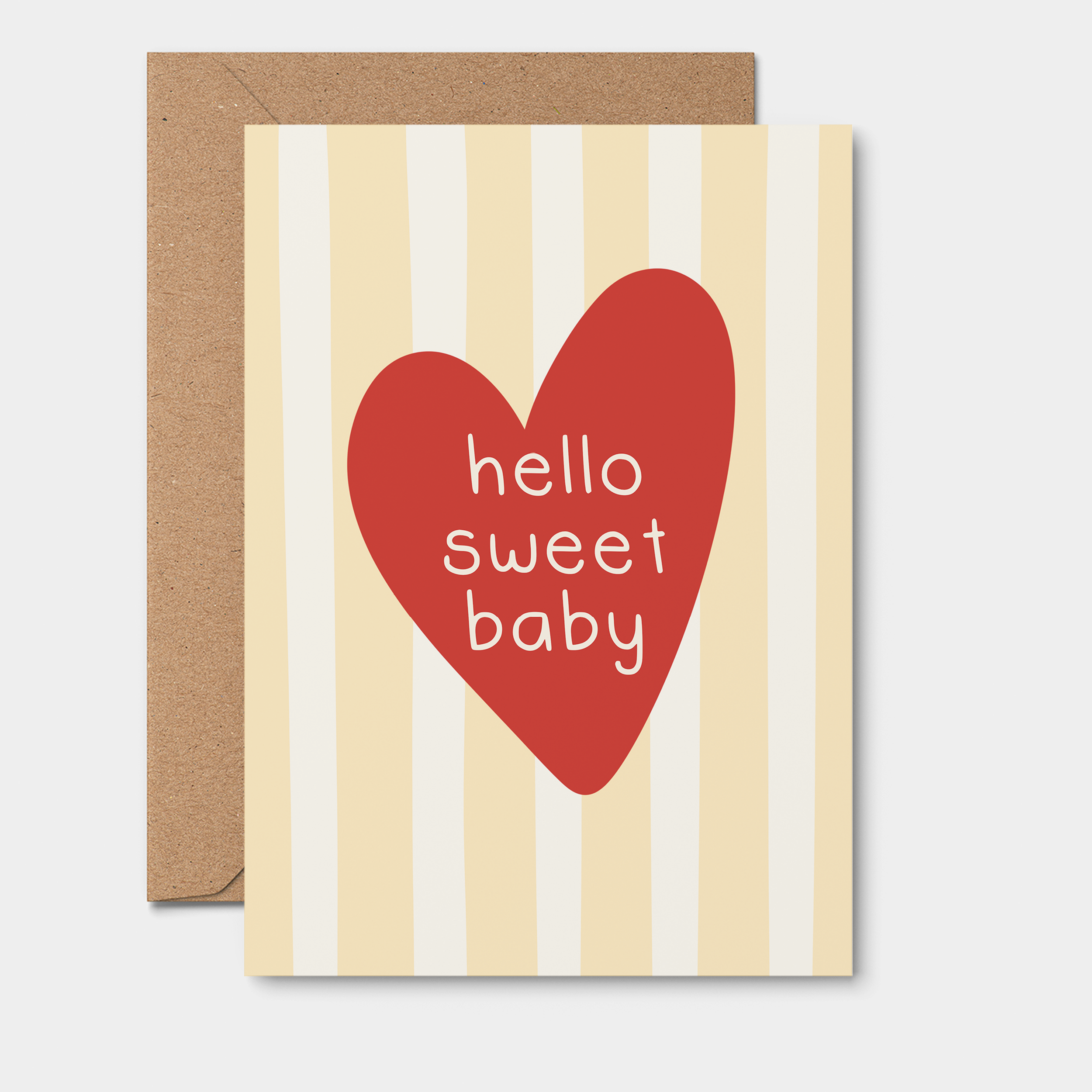 Hello Sweet Baby Newborn Card