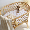 Snuggle Hunny Highland Cow Organic Bassinet Sheet/Change Pad Cover