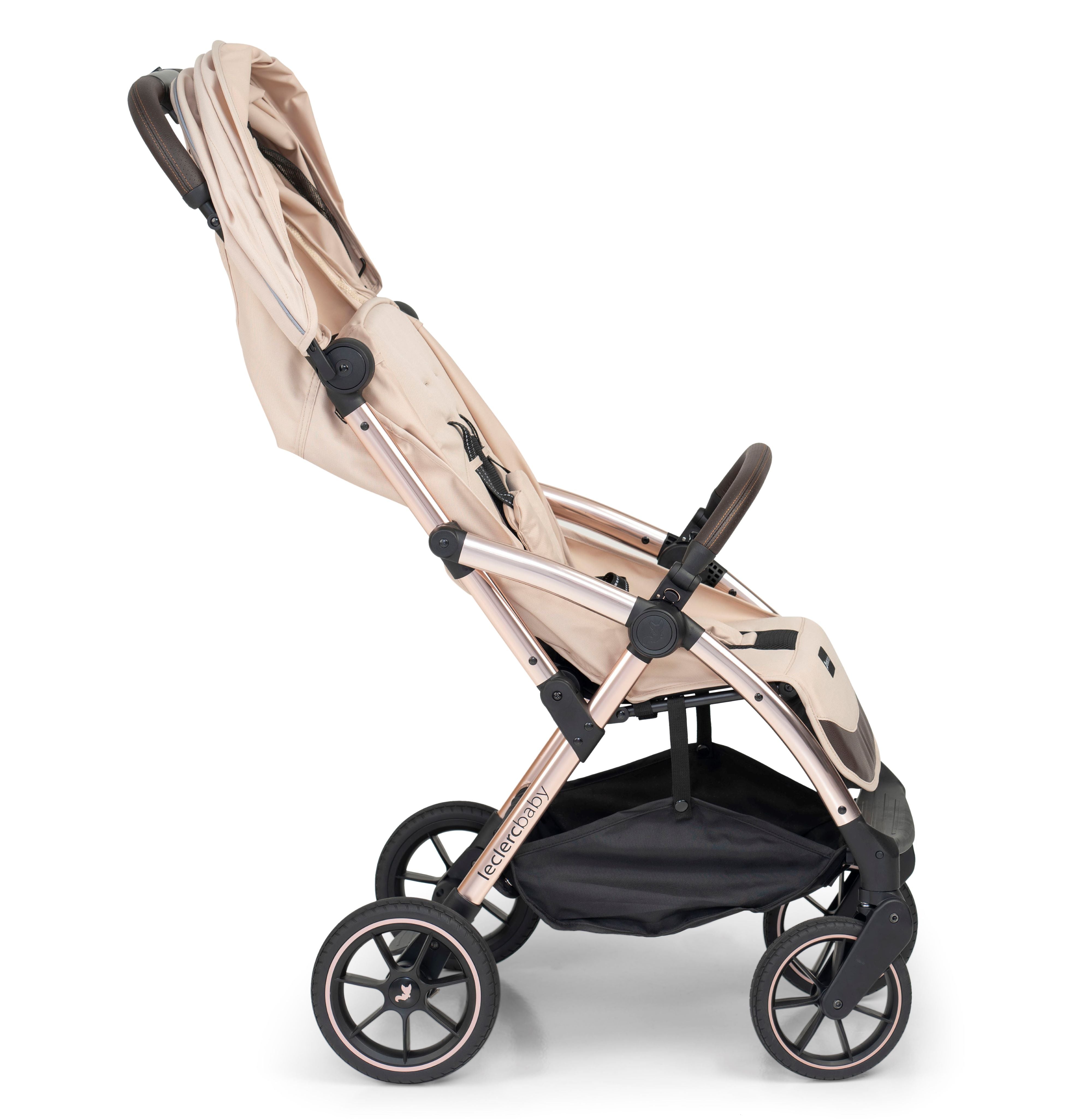 Leclerc Baby Influencer Stroller Sand Chocolate