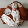 Snuggle Hunny Organic Jersey Wrap with Beanie Bears