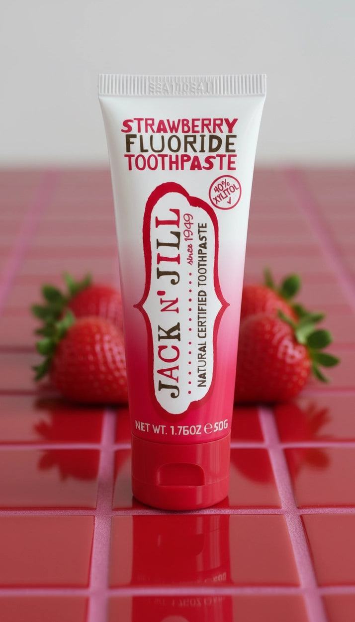 Jack N Jill Strawberry Fluoride Toothpaste 50g