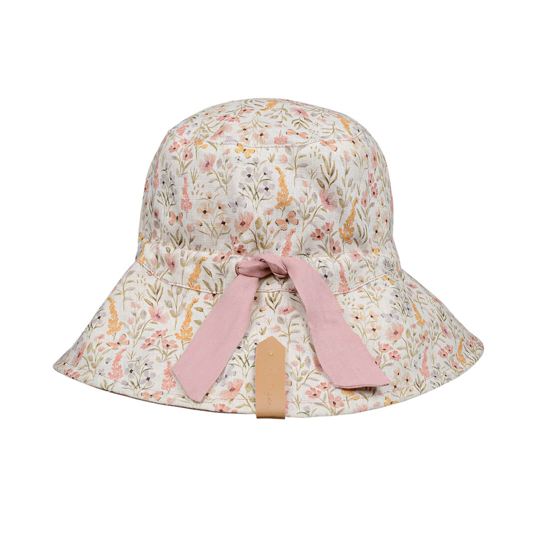 Bedhead 'Vacationer' Ladies Reversible Sun Hat - Paris/Rosa