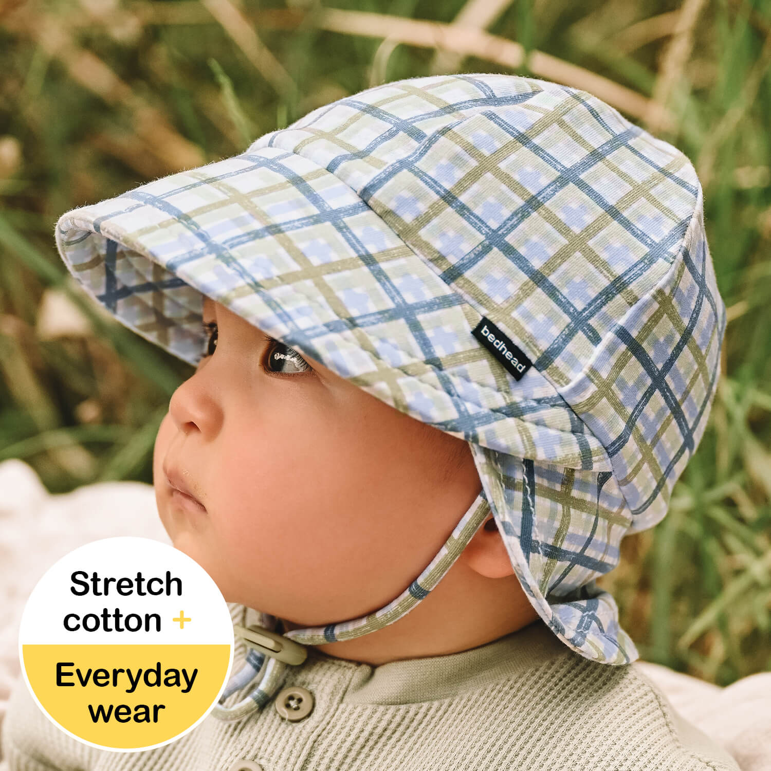 Bedhead Hats Legionnaire Flap Sun Hat - Pasture