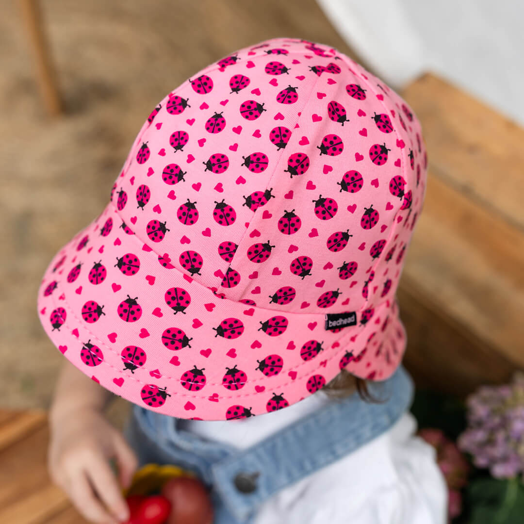 Bedhead Hats Legionnaire Flap Sun Hat Ladybug
