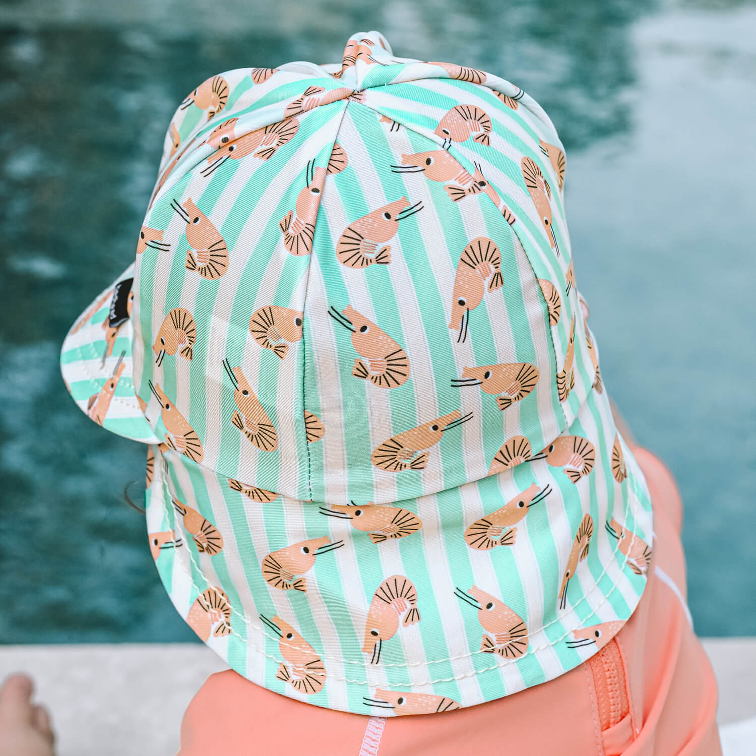 Bedhead Hats Swim Legionnaire Hat Shrimp