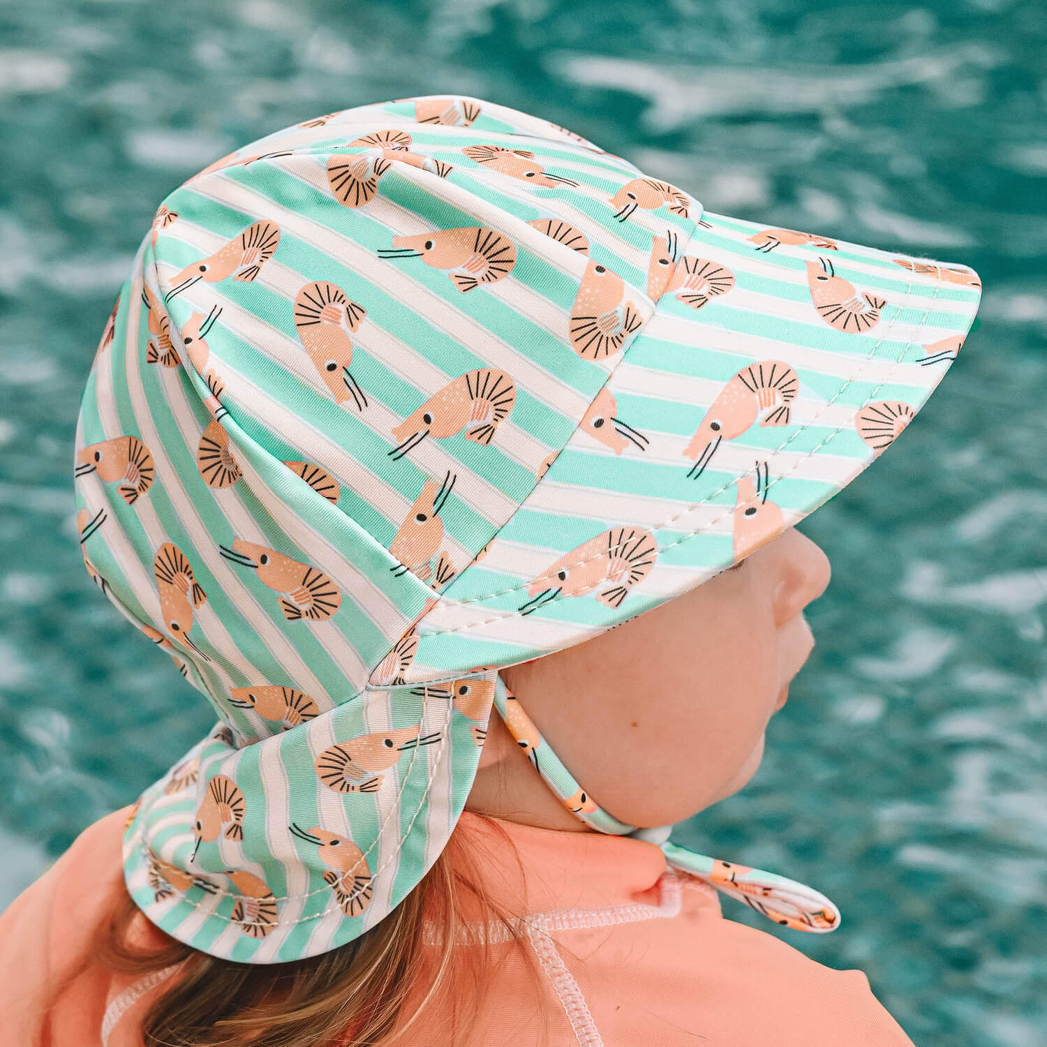 Bedhead Hats Swim Legionnaire Hat Shrimp
