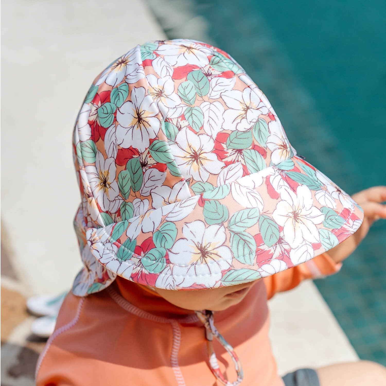 Bedhead Legionnaire Swim Hat Hibiscus
