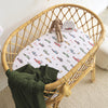Snuggle Hunny Little Racers Organic Bassinet Sheet Change Pad Cover