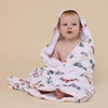Snuggle Hunny Little Racers Organic Hooded Baby Towel