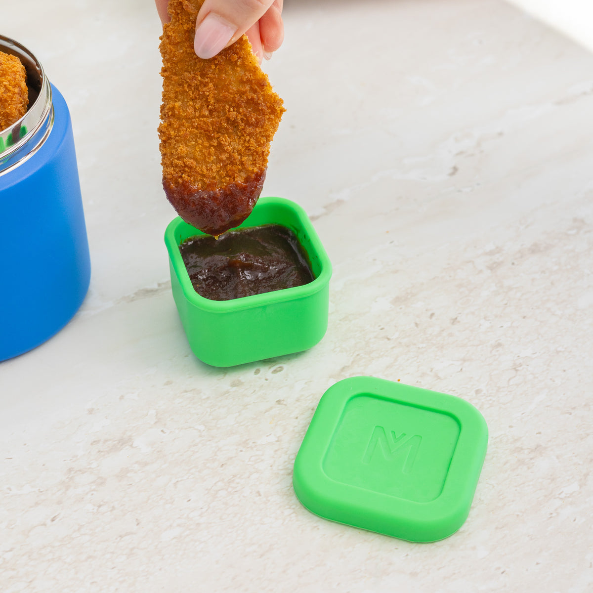 MontiiCo Silicone Sauce Tub Apple