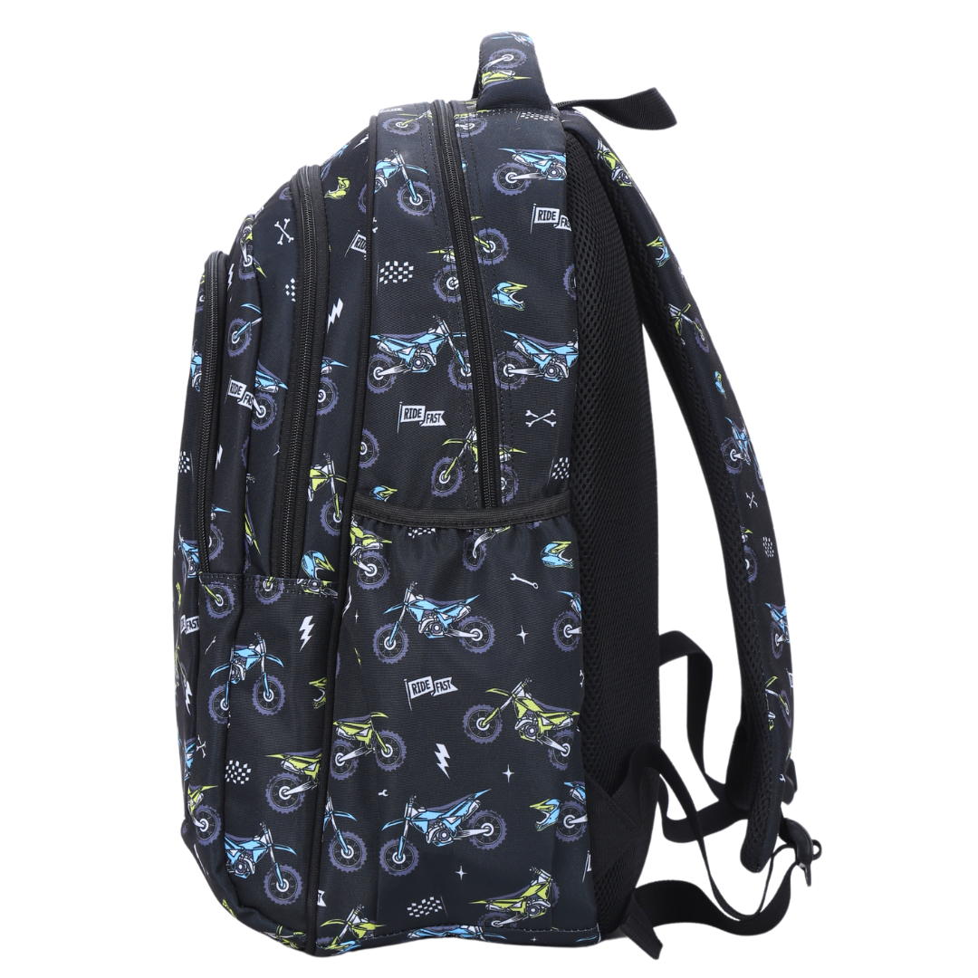 Alimasy Large School Backpack - Motorcross