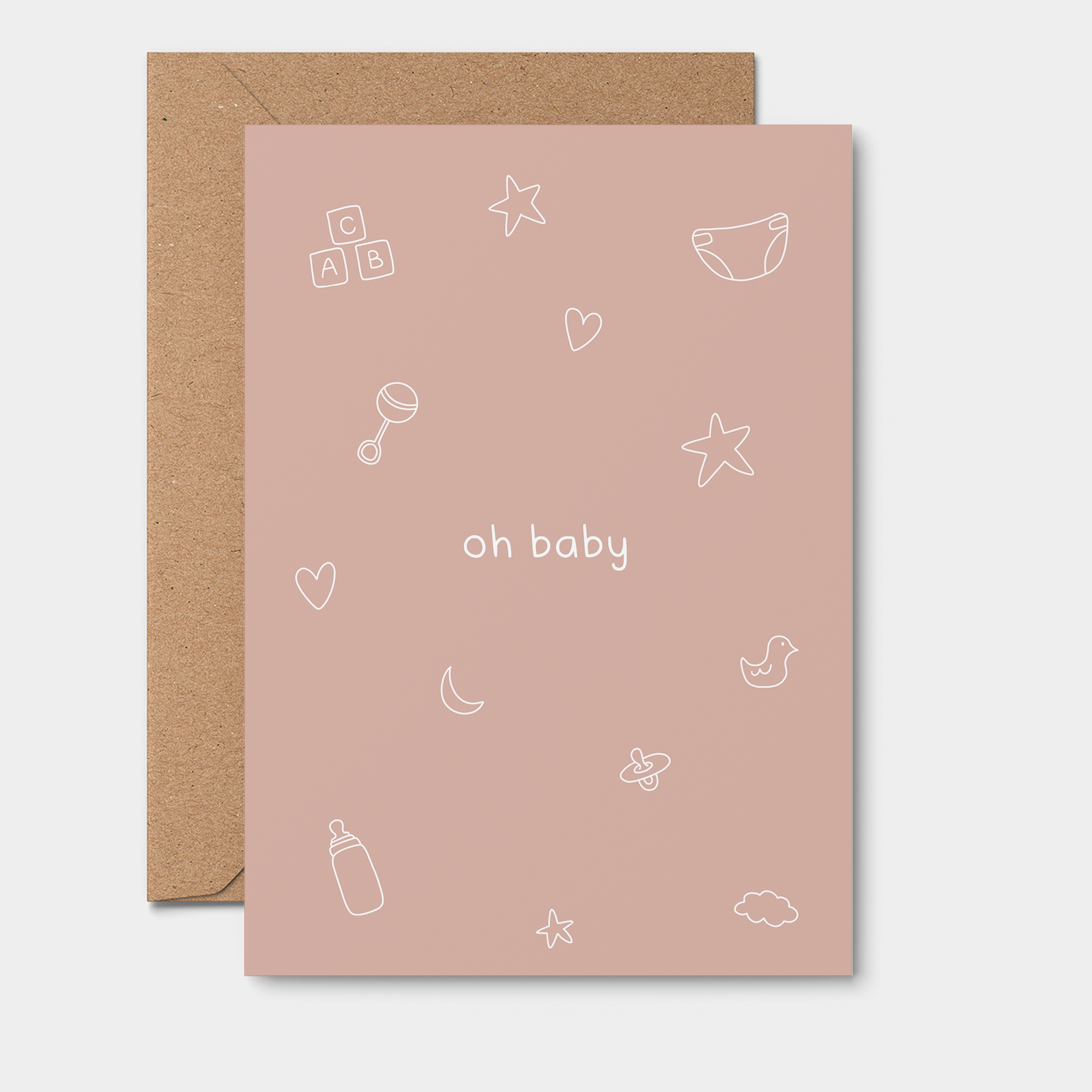 Oh Baby Greeting Card
