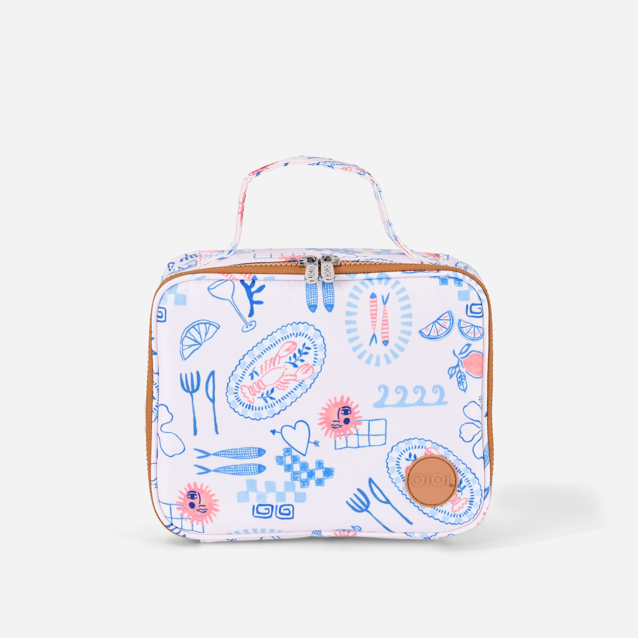 OiOi Mini Insulated Lunch Bag - Mediterranean