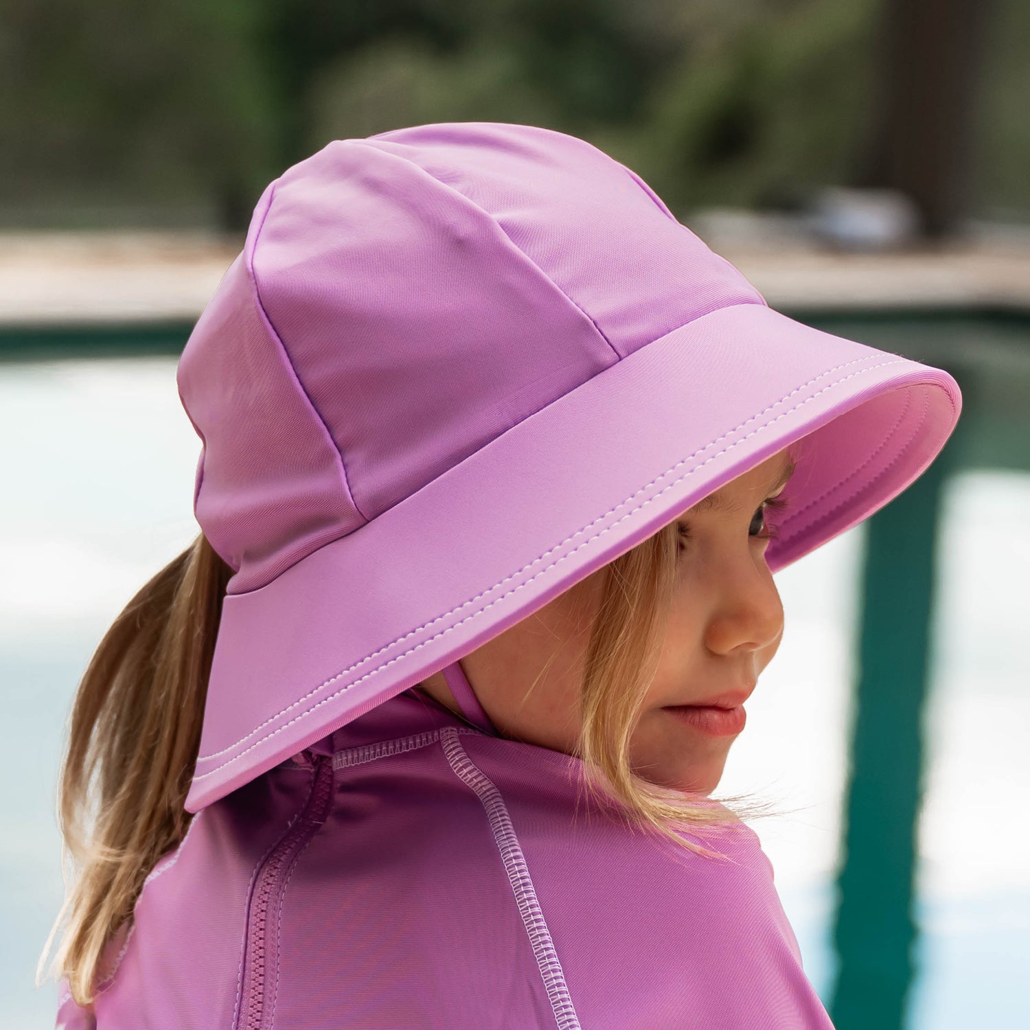 Bedhead Hats Ponytail Swim Bucket Beach Hat - Bubblegum