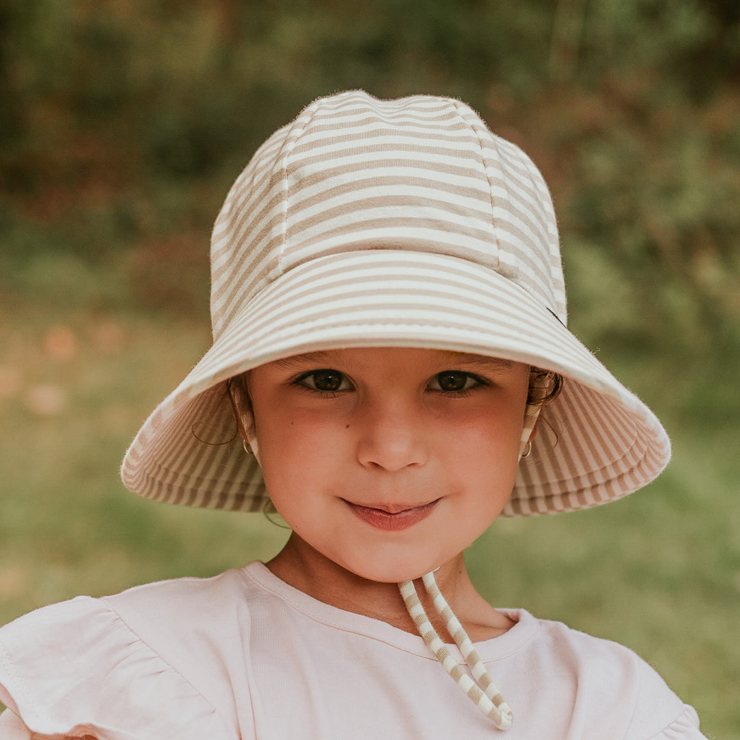 Bedhead Ponytail Bucket Hat - Natural Stripe