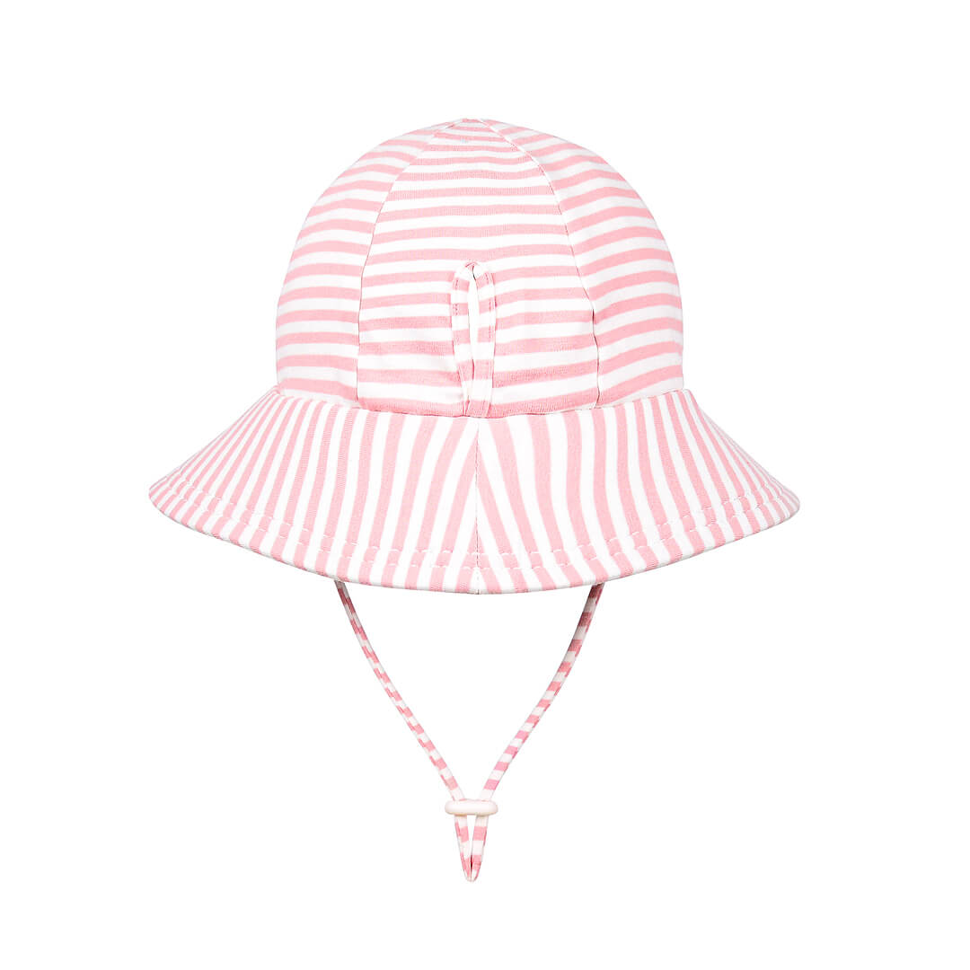 Bedhead Ponytail Bucket Hat - Pink Stripes