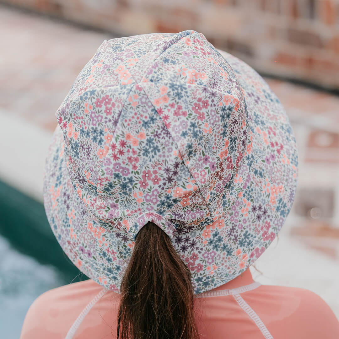 Bedhead Bucket Beach Ponytail Swim Hat - Blossom