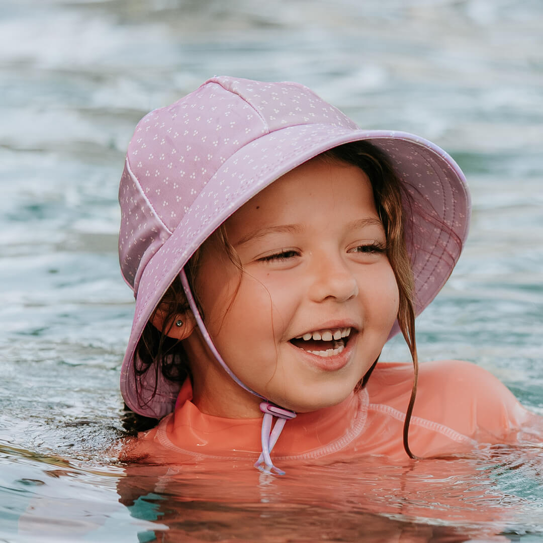 Bedhead Bucket Beach Ponytail Swim Hat - Lila