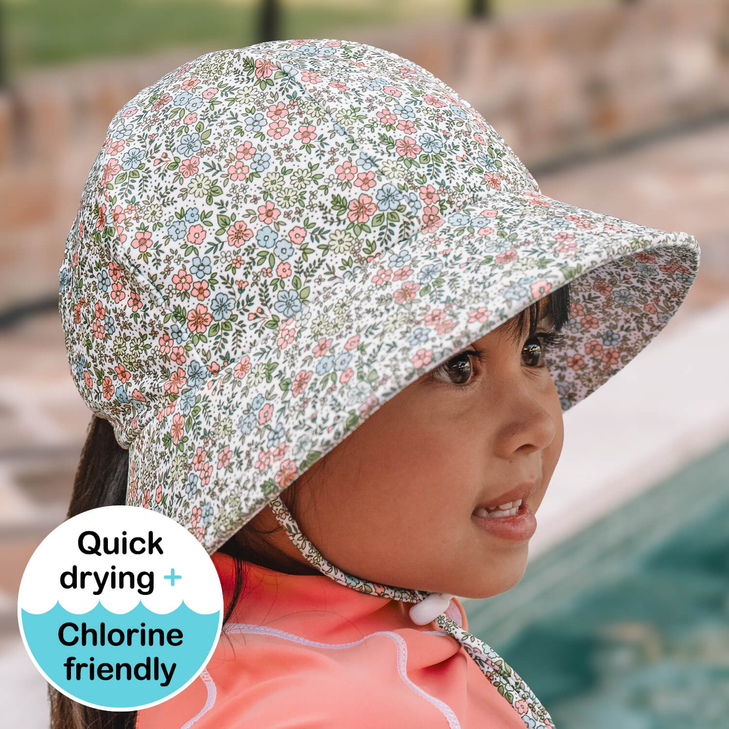 Bedhead Hats Ponytail Swim Bucket Hat Olivia