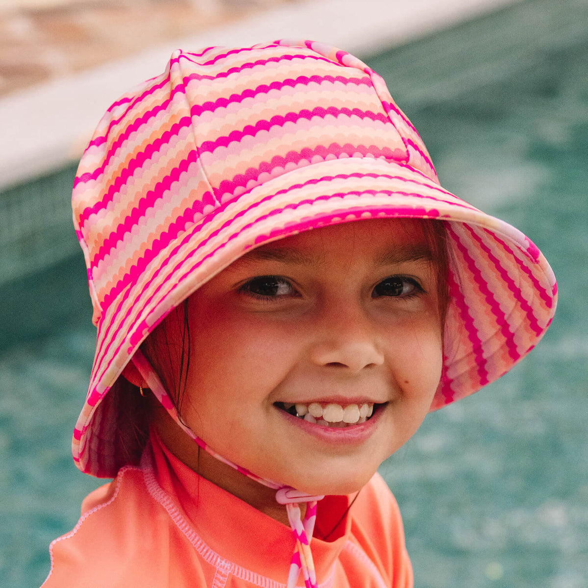 Bedhead Hats Ponytail Swim Bucket Hat Pearl