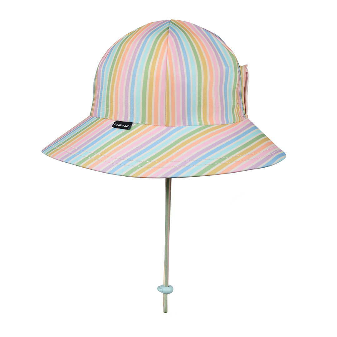 Bedhead Hats Ponytail Swim Bucket Hat Rainbow