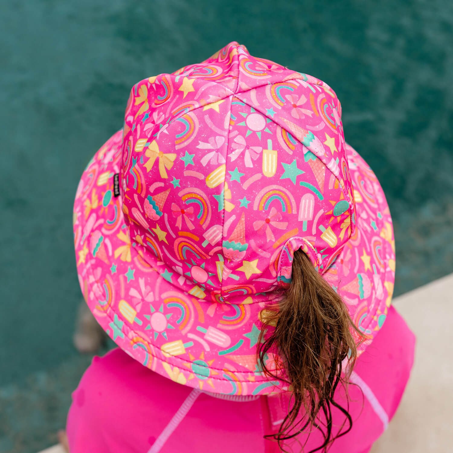 Bedhead Hats Ponytail Swim Bucket Beach Hat Summertime