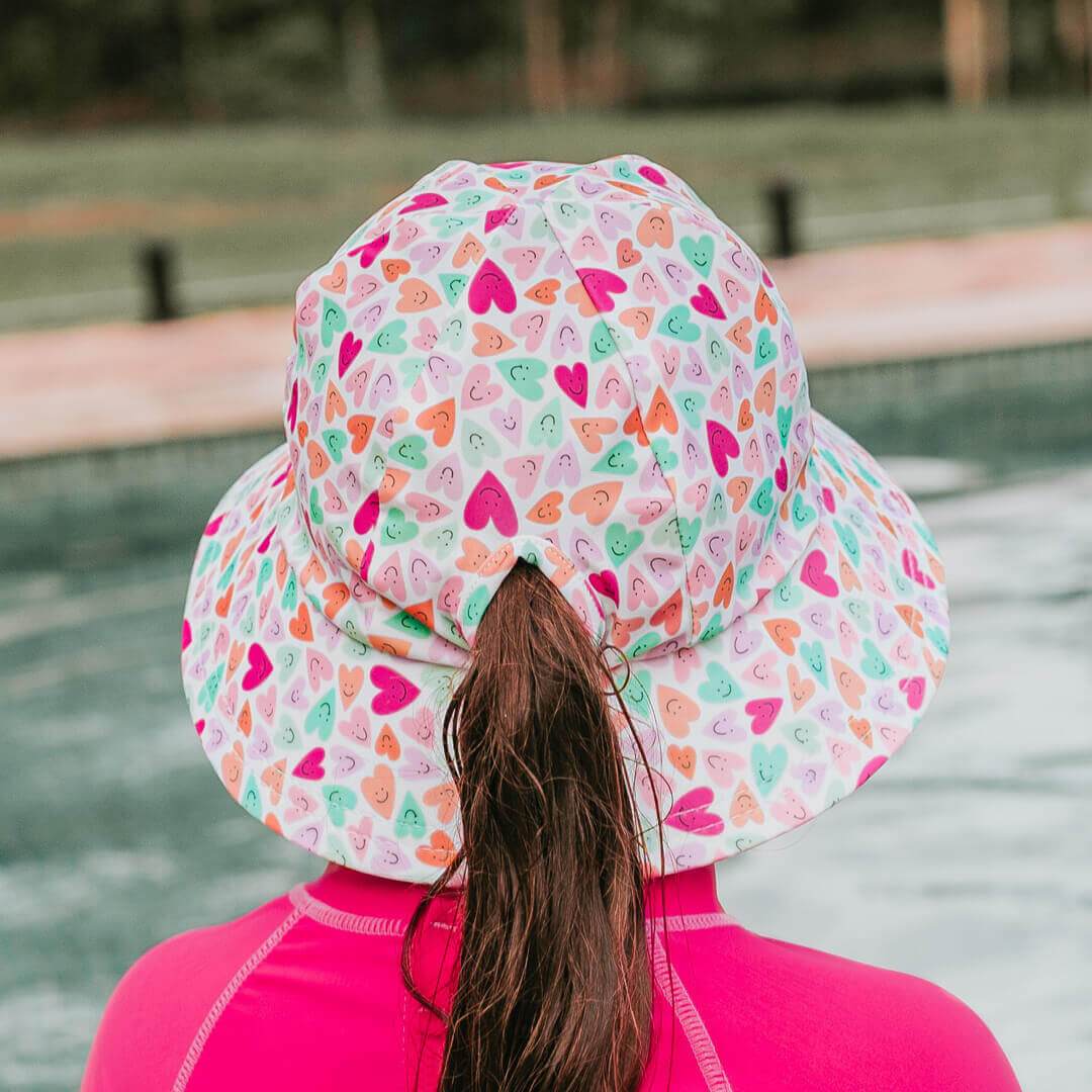 Bedhead Bucket Beach Ponytail Swim Hat - Sweetheart