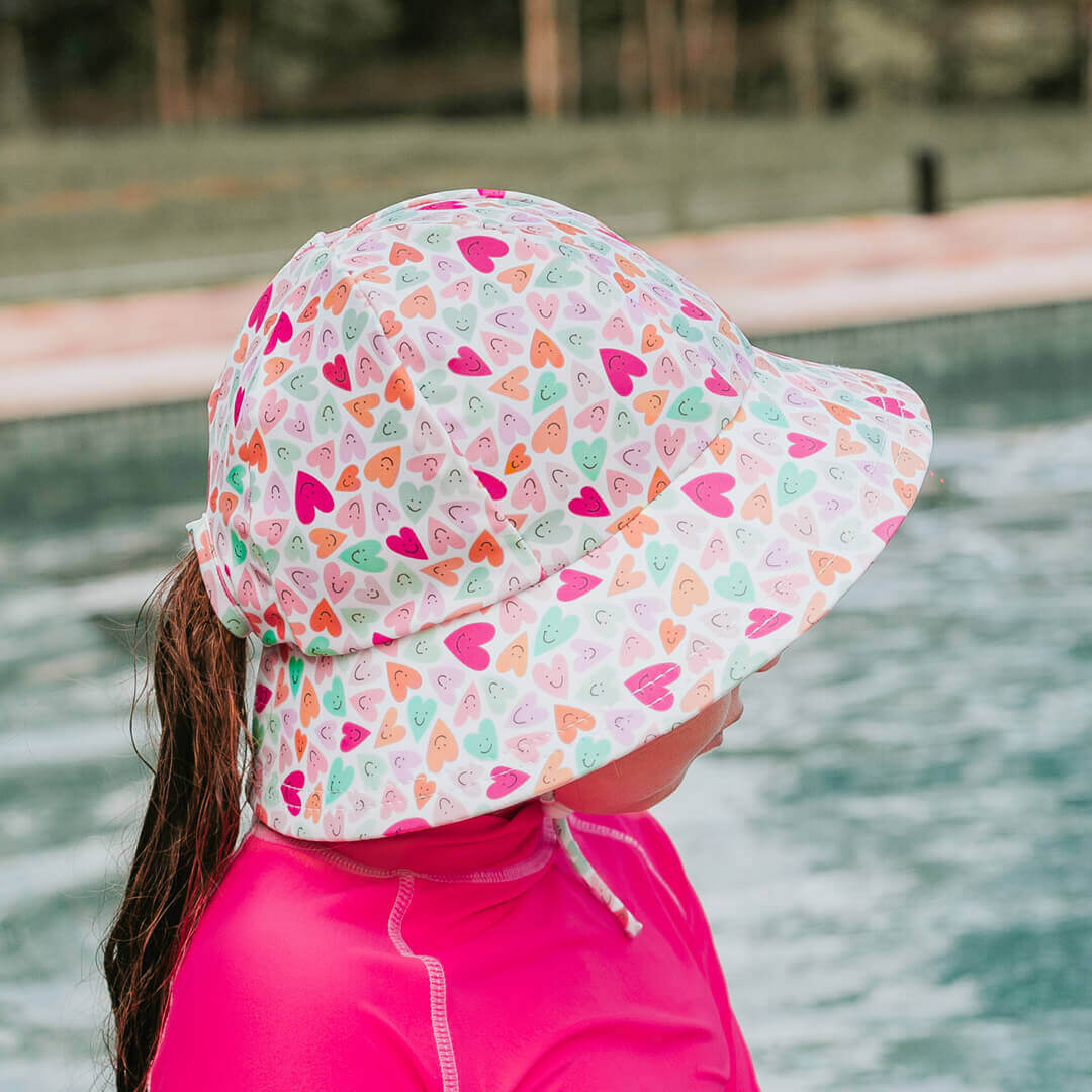 Bedhead Bucket Beach Ponytail Swim Hat - Sweetheart