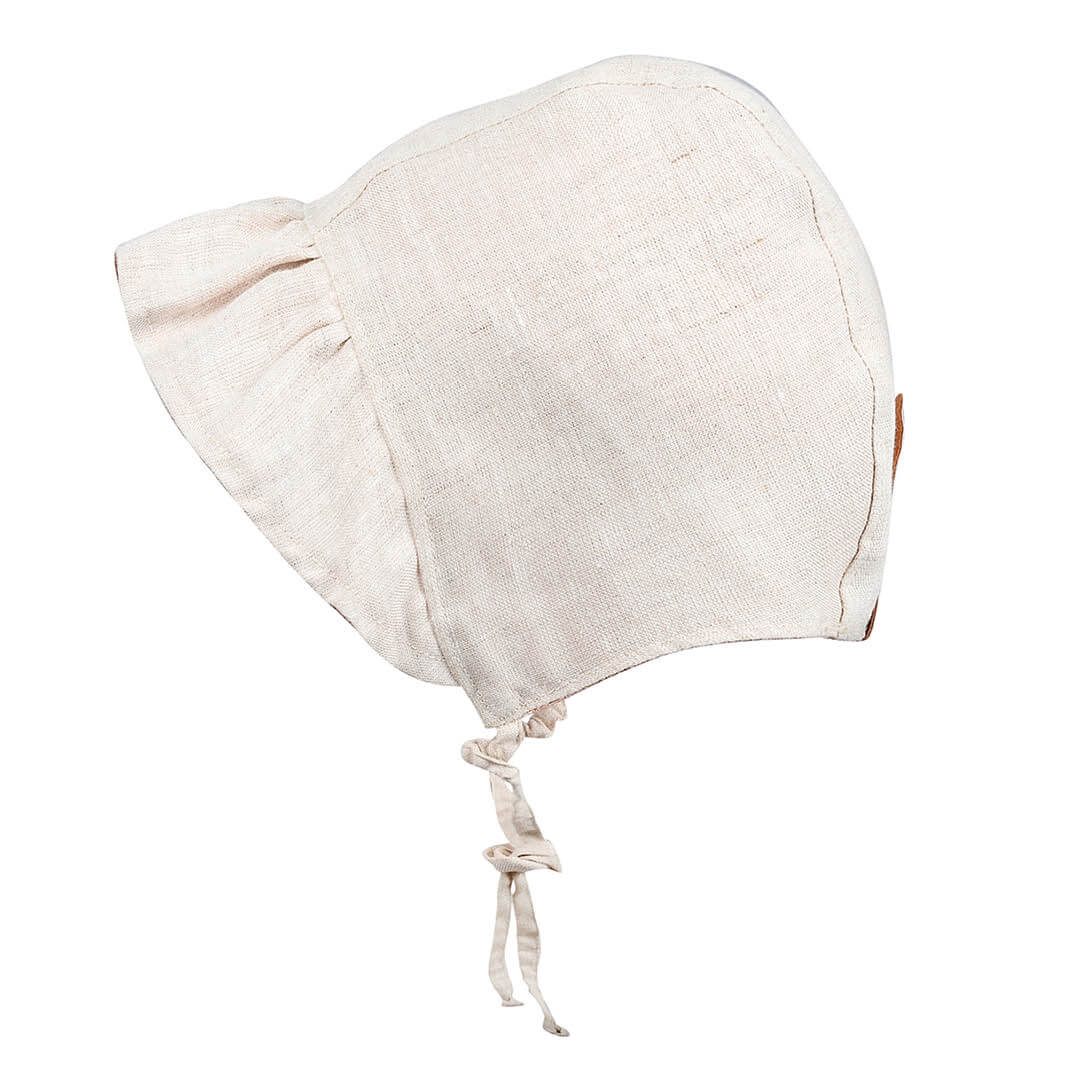 Bedhead Heritage Reversible Ruffle Bonnet - Farah/Flax
