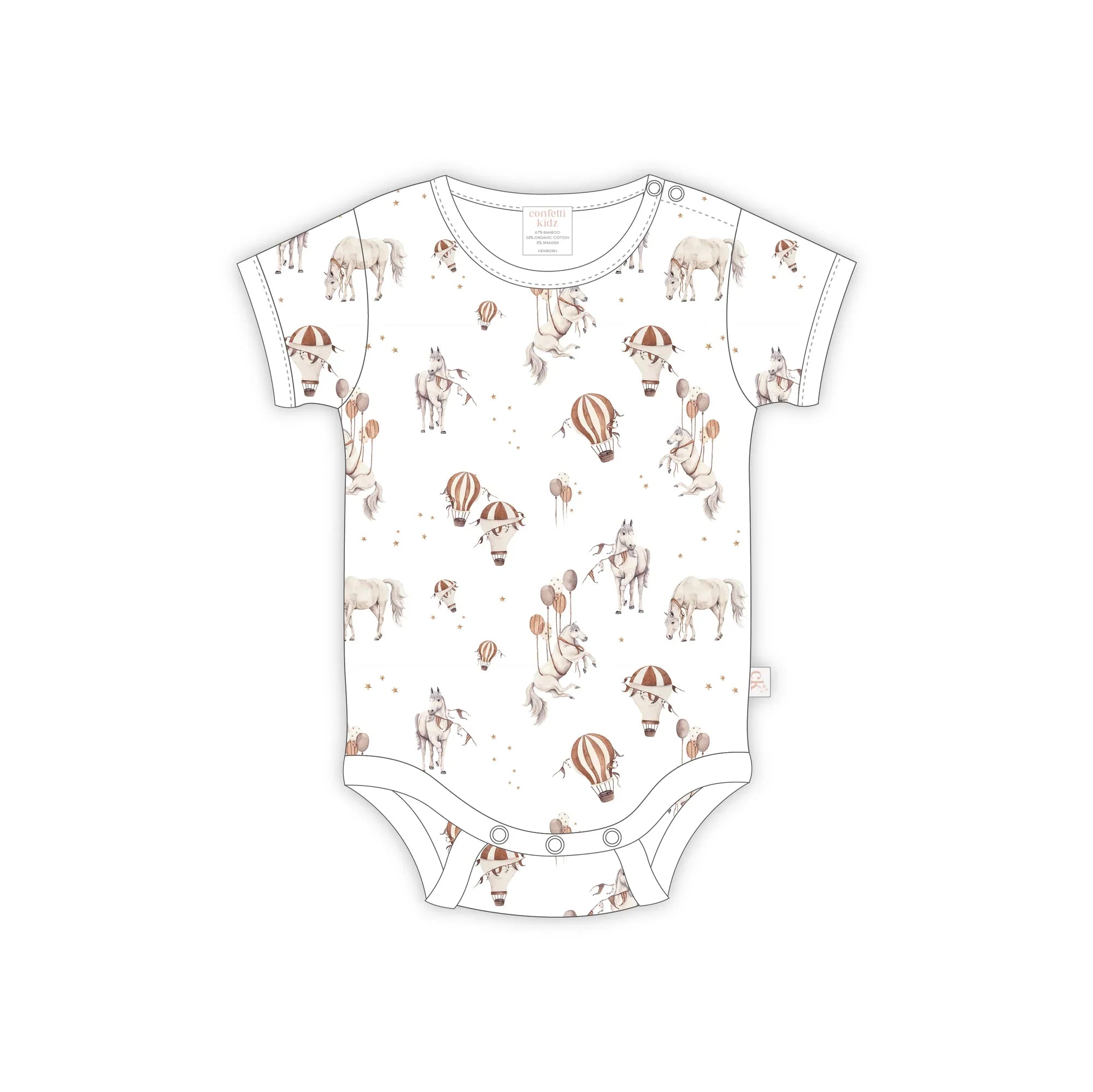 Confetti Kidz Sky Stallions Bodysuit