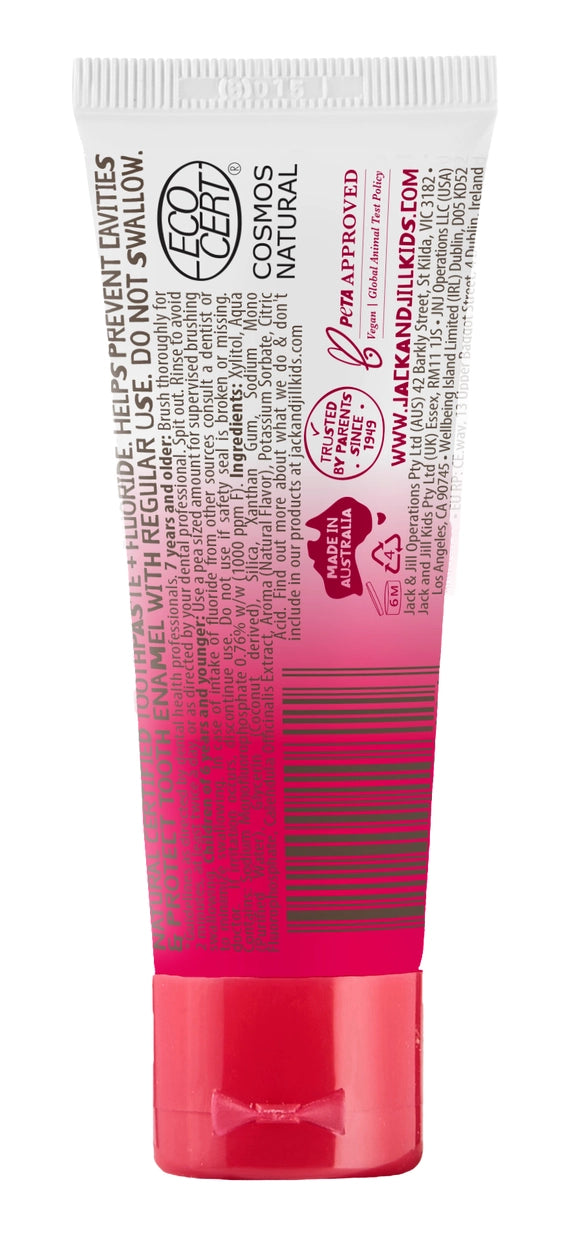 Jack N Jill Strawberry Fluoride Toothpaste 50g
