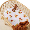 Snuggle Hunny Organic Bassinet Sheet/Change Pad Cover Sunflower