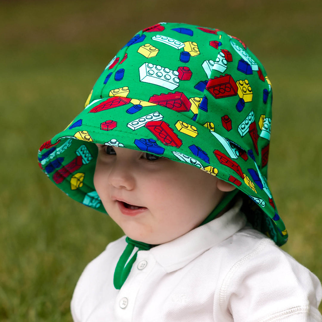 Bedhead Hats Toddler Bucket Sun Hat Blocks
