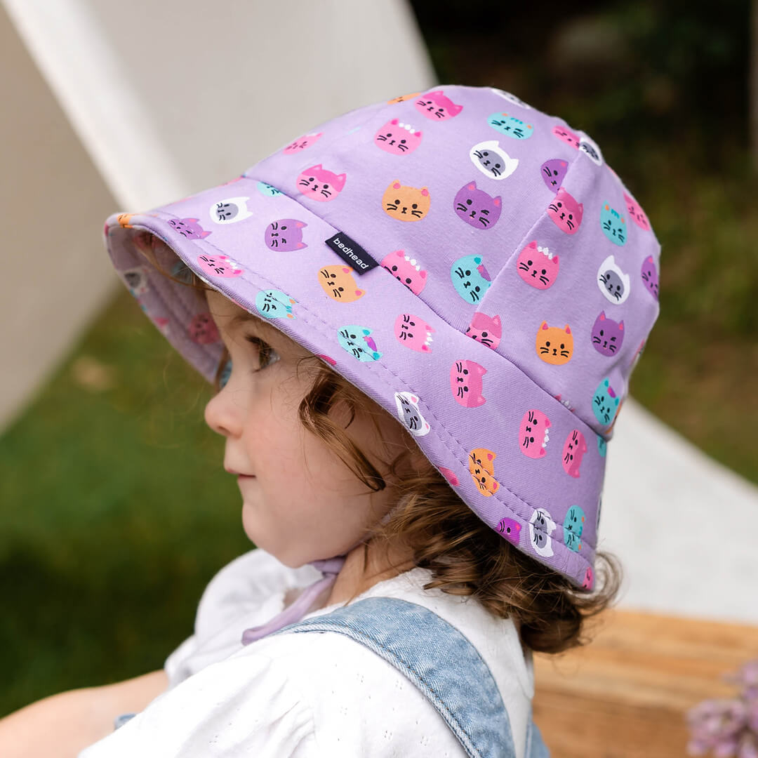 Bedhead Hats Toddler Bucket Sun Hat Kitty
