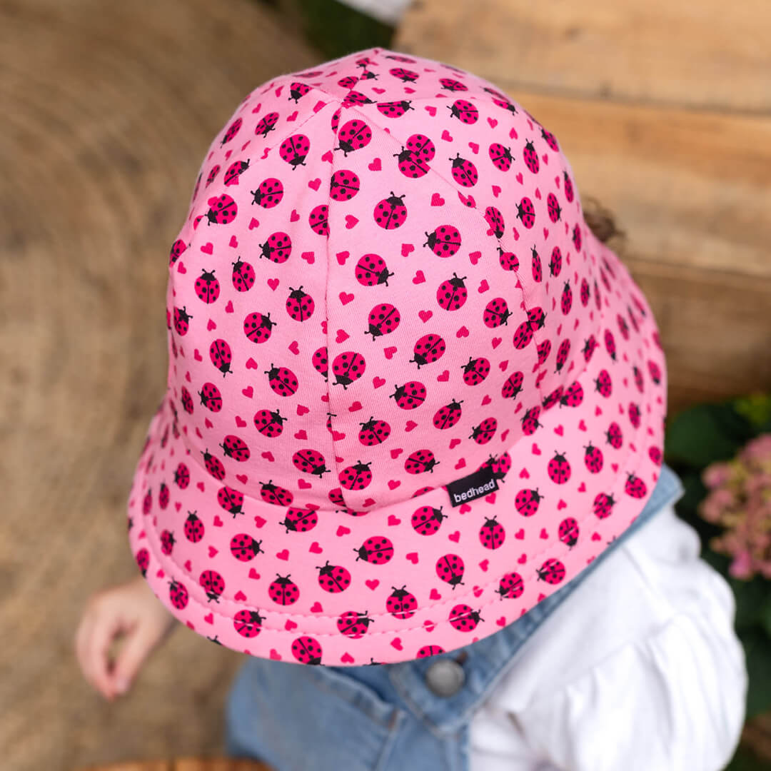 Bedhead Hats Toddler Bucket Sun Hat Ladybug