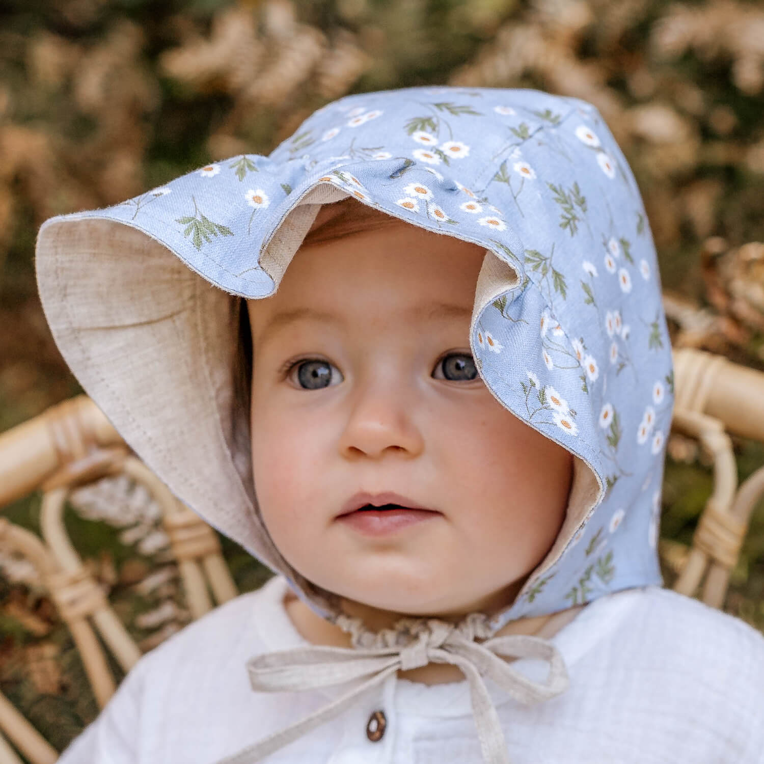 Bedhead Heritage Ruffle Bonnet Daisy