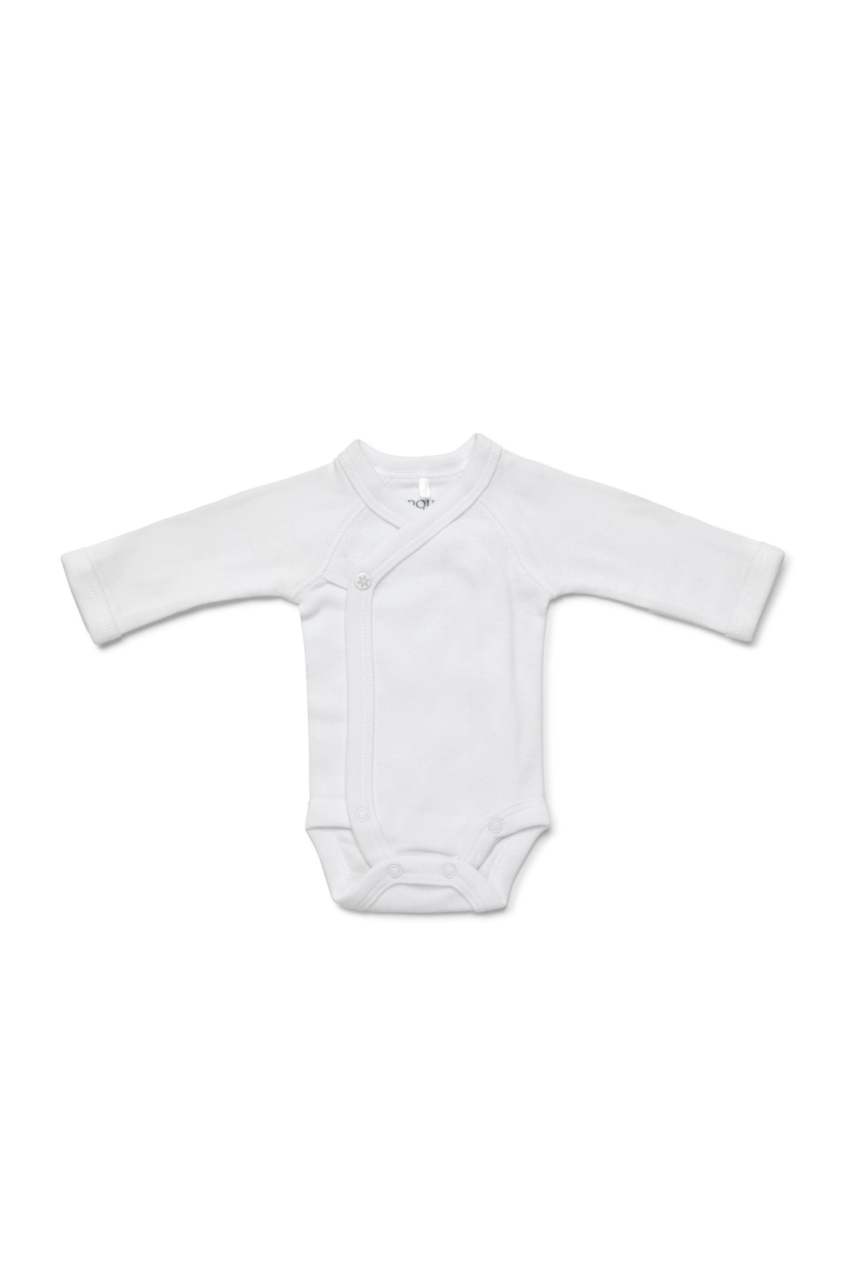 Marquise Long sleeve Bodysuit White - Sizes 0000000-00000