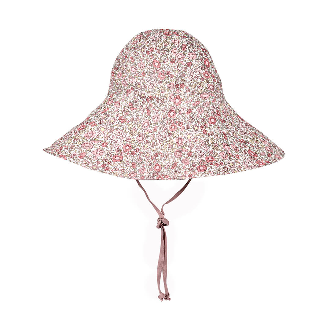 Bedhead Heritage Girls Reversible Wide Brimmed Bonnet Sun Hat -Ramble/Rosa