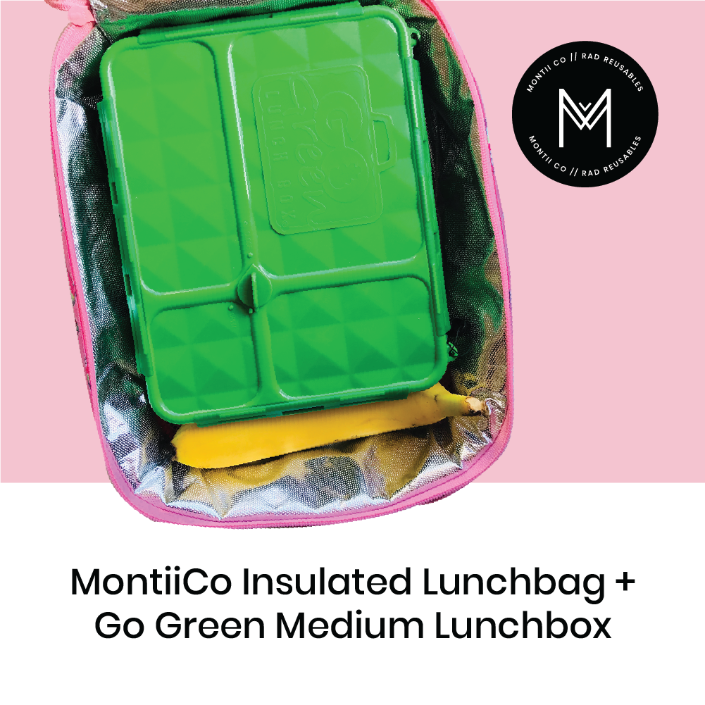 MontiiCo Insulated Lunch Bag - Block Land