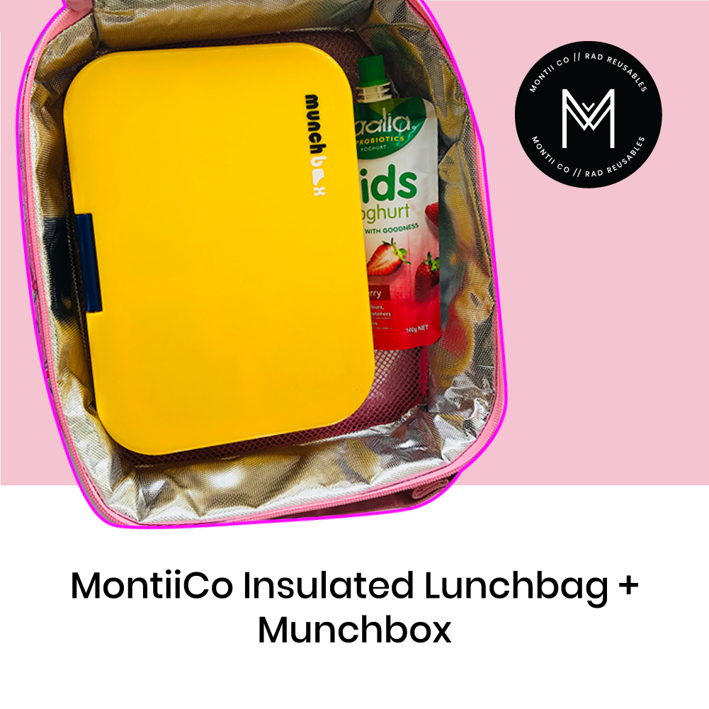 MontiiCo Insulated Lunch Bag - Midnight