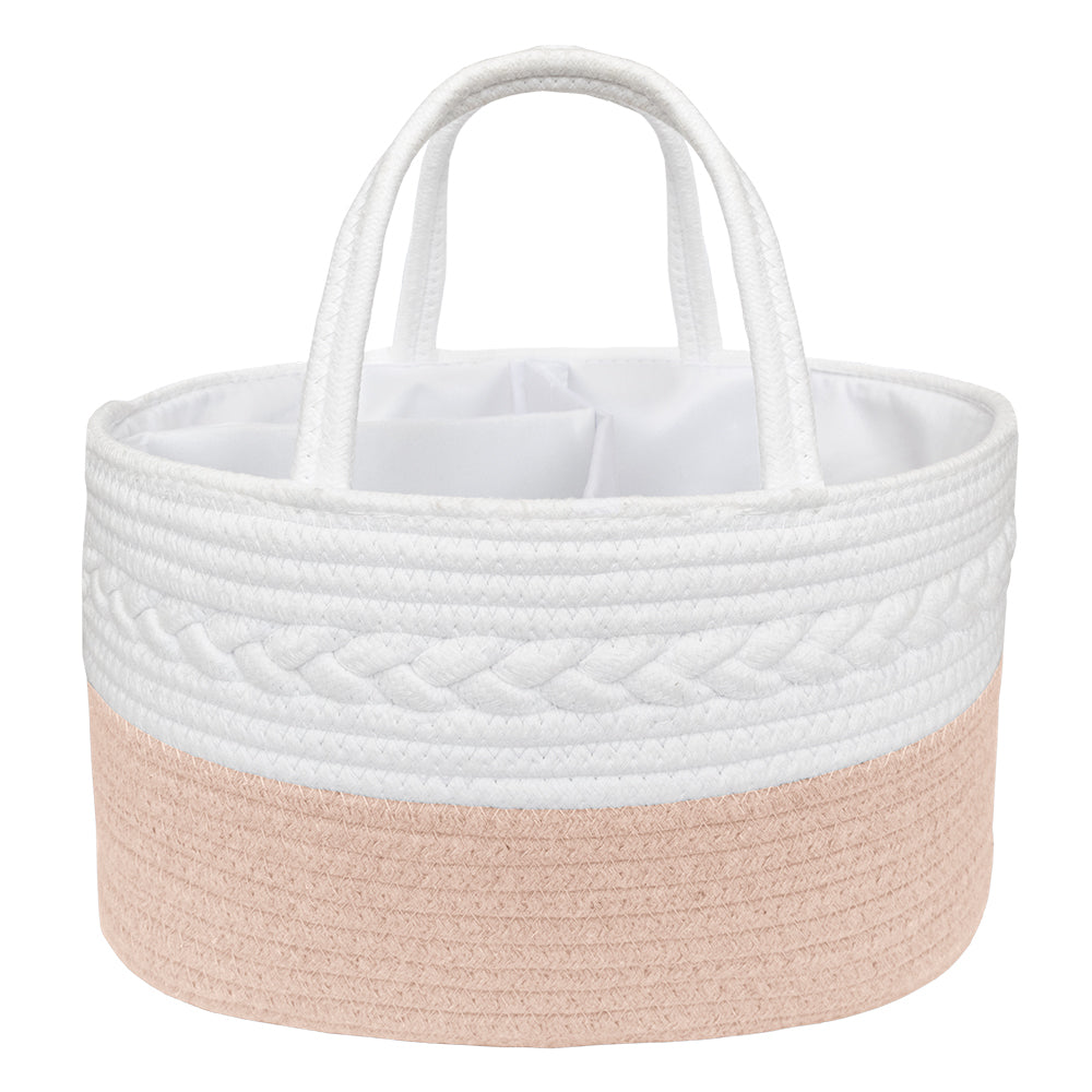 Living Textiles Cotton 100% Rope Nappy Caddy