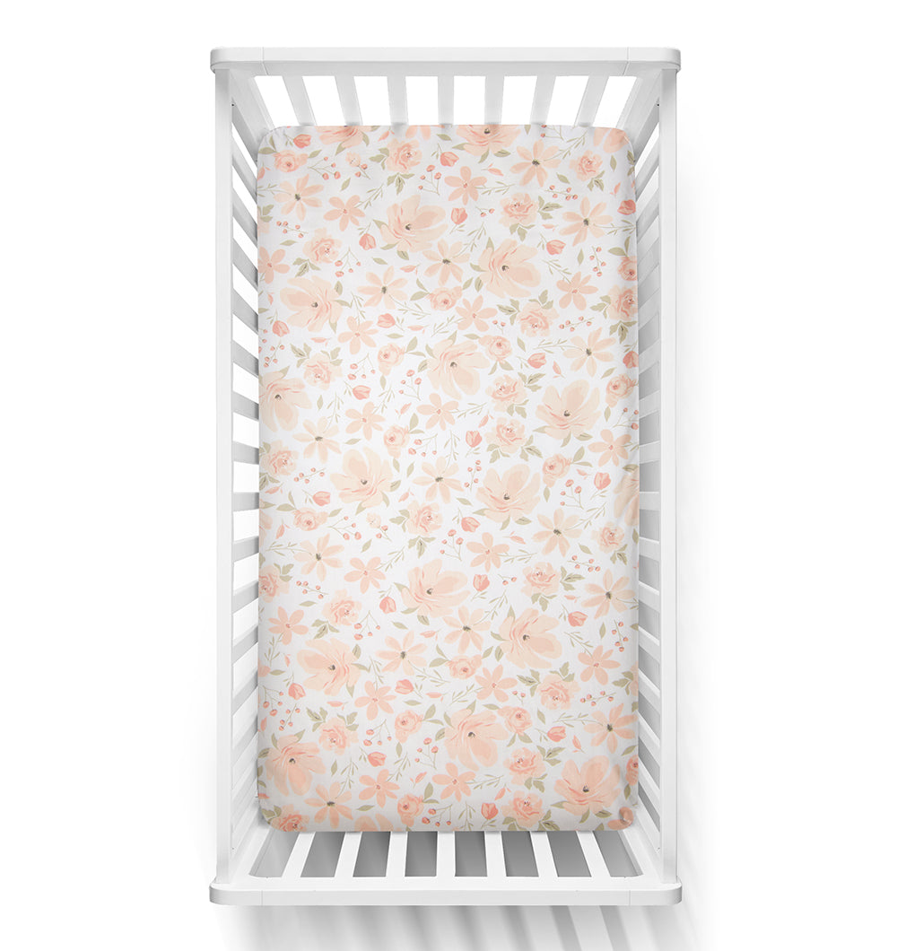 Lolli Living Cot Fitted Sheet Meadow